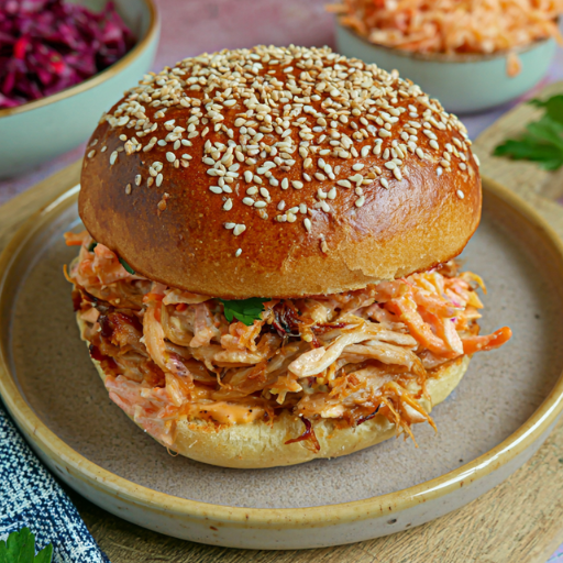 Pulled Pork Burger et Coleslaw maison